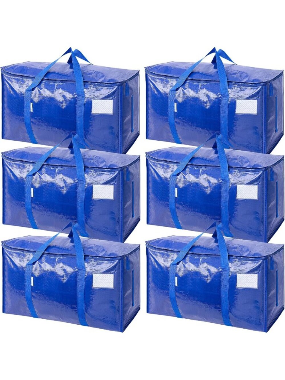 Extra Large Heavy Duty Moving Bags with Zippers & Handles - Durable Storage 6